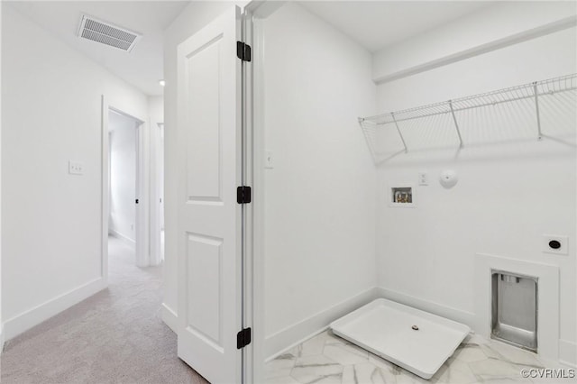 12127 Morning Walk, Henrico, VA 23233 - laundry area featuring electric dryer hookup, gas dryer hookup, washer hookup, and baseboards