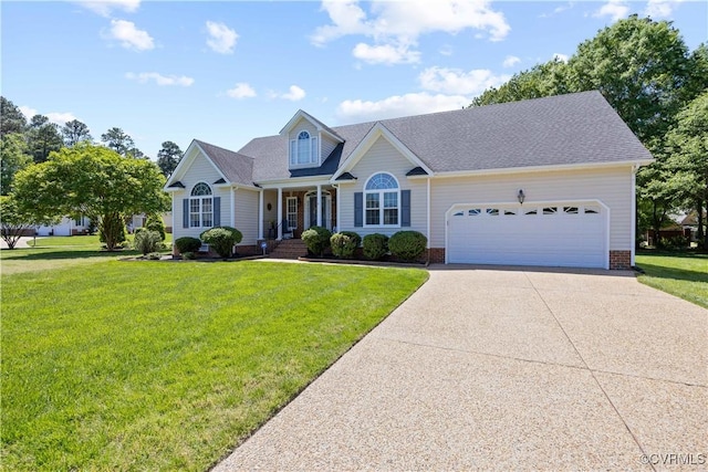 106 Kennon Pointe Ct, Colonial Heights, VA 23834 - view of front of property with a garage, driveway, and a front lawn