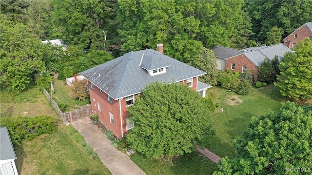 1731 Westover Ave, Petersburg, VA 23805 - aerial view of property and surrounding area featuring a heavily wooded area