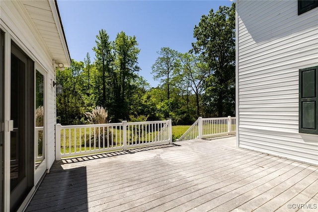 view of deck