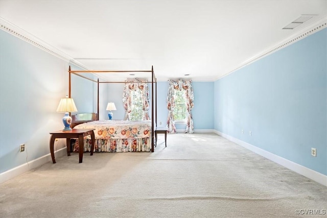419 Dellbrooks Pl, Henrico, VA 23238 - bedroom featuring crown molding, carpet flooring, and baseboards