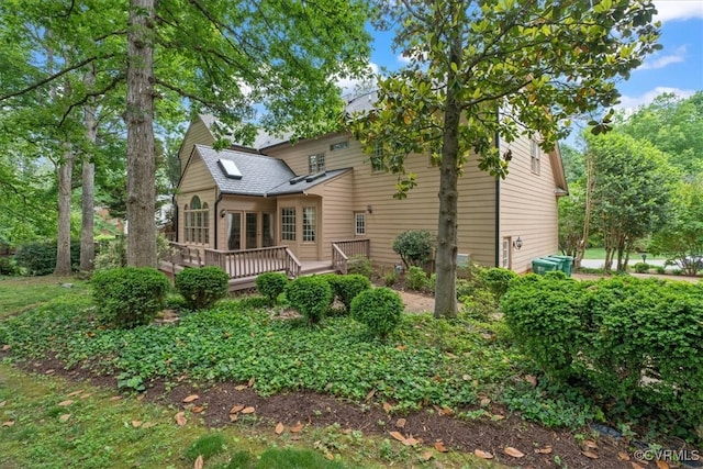 419 Dellbrooks Pl, Henrico, VA 23238 - rear view of property with a wooden deck