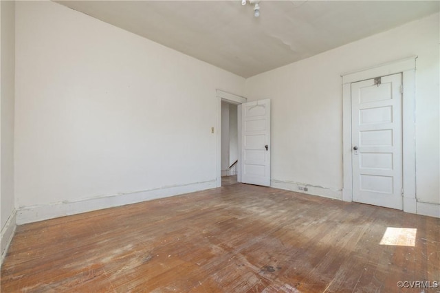 3220 Cliff Ave, Richmond, VA 23222 - spare room featuring hardwood / wood-style flooring and baseboards