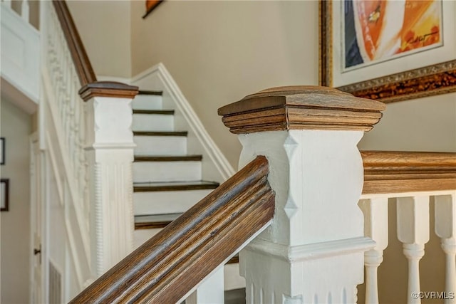 view of staircase