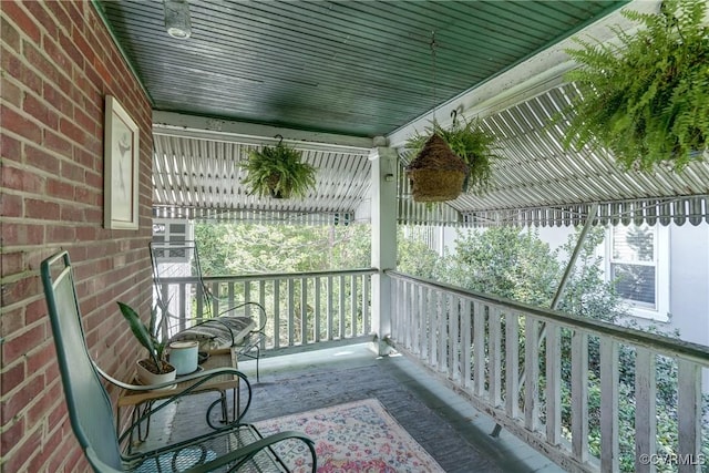 4821 W Seminary Ave, Richmond, VA 23227 - balcony with covered porch