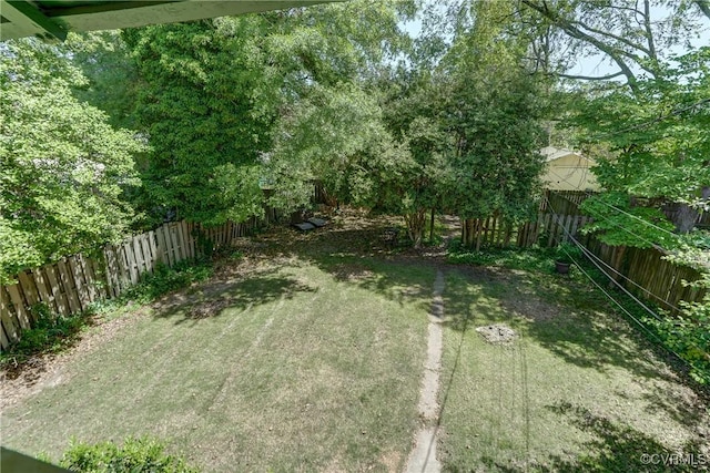 4821 W Seminary Ave, Richmond, VA 23227 - view of yard with a fenced backyard