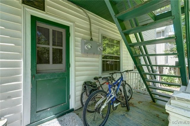 4821 W Seminary Ave, Richmond, VA 23227 - view of exterior entry featuring a porch