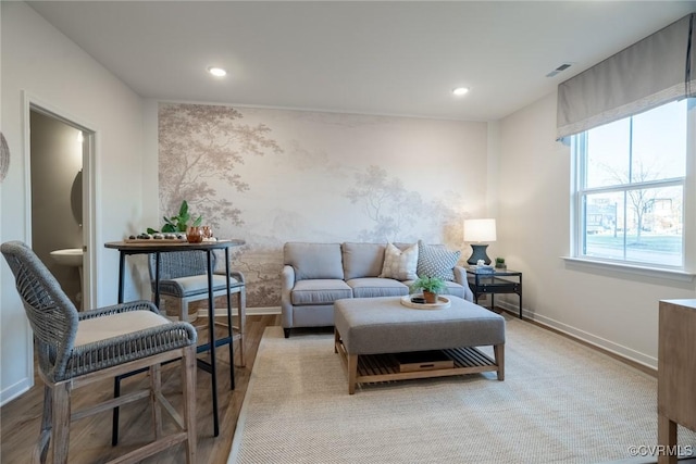 507 Golden Haze Aly Unit 17-1, Midlothian, VA 23113 - living room with baseboards and recessed lighting