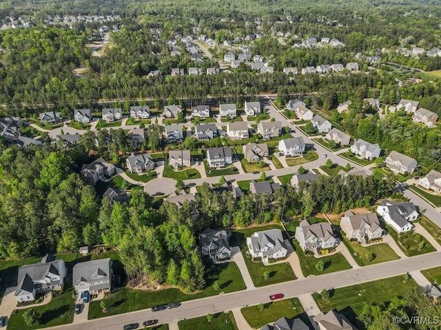 birds eye view of property featuring a residential view