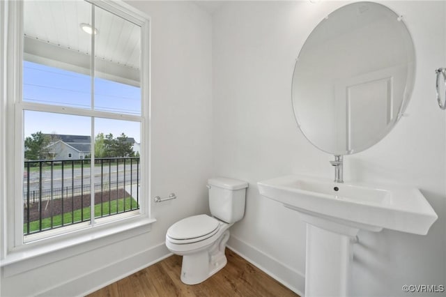 12141 Morning Walk, Henrico, VA 23233 - bathroom with baseboards, plenty of natural light, and toilet