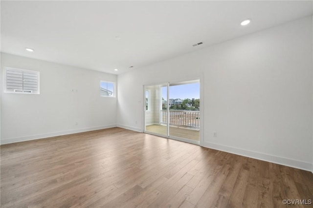 12141 Morning Walk, Henrico, VA 23233 - spare room with light wood-style floors, baseboards, and recessed lighting