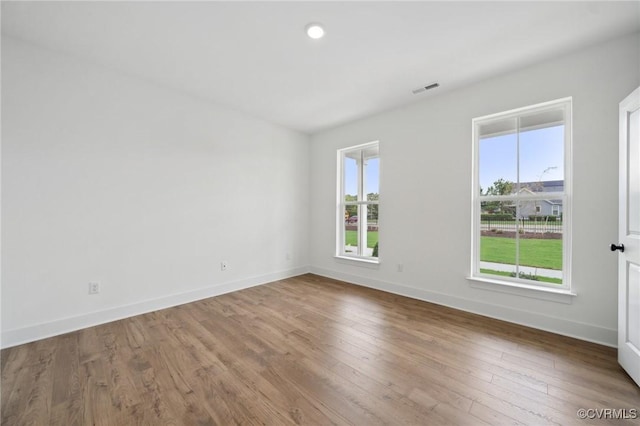 12141 Morning Walk, Henrico, VA 23233 - empty room with baseboards, wood finished floors, and recessed lighting