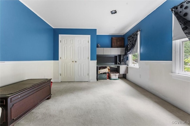 2503 Crosstimbers Ct, Chesterfield, VA 23112 - bedroom featuring multiple windows, carpet, crown molding, and a closet