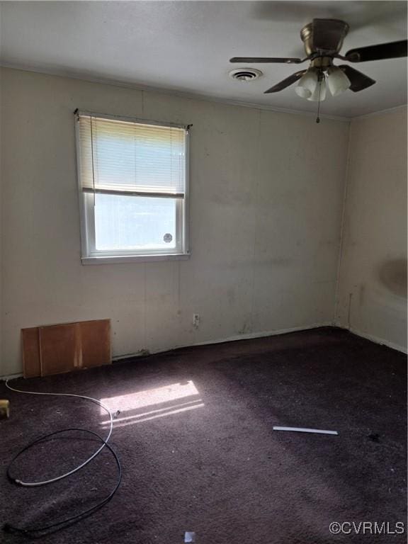 2306 Brockway Ln, Fairfield, VA 23223 - unfurnished room with carpet floors and a ceiling fan