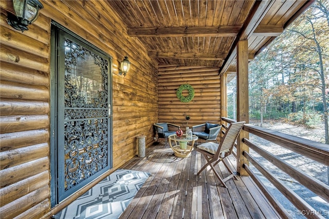 2793 Huguenot Springs Rd, Powhatan, VA 23113 - view of deck