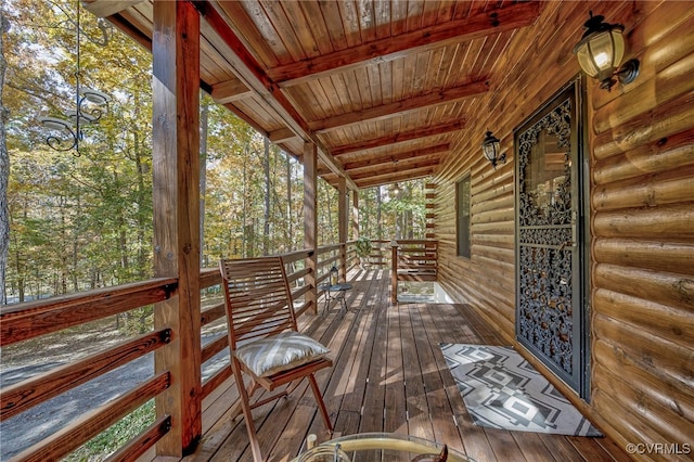 2793 Huguenot Springs Rd, Powhatan, VA 23113 - view of wooden deck
