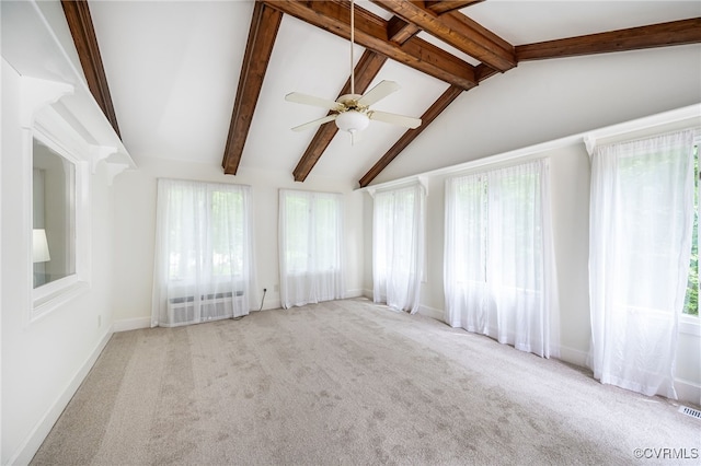 12911 Chipstead Rd, Chester, VA 23831 - empty room with healthy amount of natural light, carpet floors, baseboards, and ceiling fan