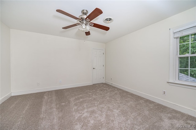 12911 Chipstead Rd, Chester, VA 23831 - empty room featuring carpet flooring, baseboards, and a ceiling fan