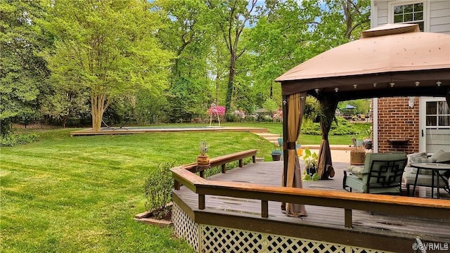 331 Harwick, North Chesterfield, VA 23236 - exterior space featuring a gazebo and a deck