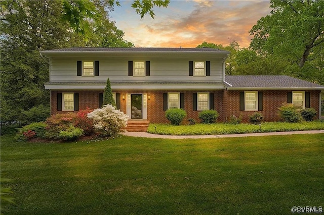 331 Harwick, North Chesterfield, VA 23236 - traditional-style house featuring brick siding and a yard
