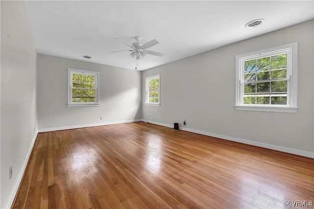 331 Harwick, North Chesterfield, VA 23236 - unfurnished room with baseboards, wood finished floors, and visible vents