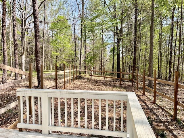 exterior space with fence