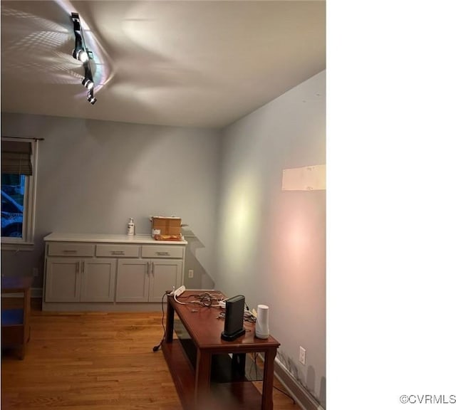 interior space with light wood-style floors