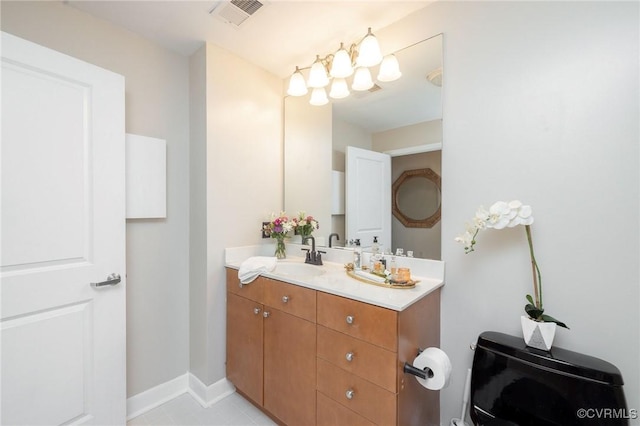 251 Rocketts Way Unit 213, Henrico, VA 23231 - bathroom with vanity, baseboards, and tile patterned flooring
