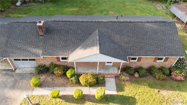 drone / aerial view