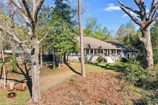 view of front of house featuring a porch