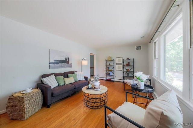 8000 N Courthouse Rd, New Kent, VA 23124 - living room with light wood finished floors