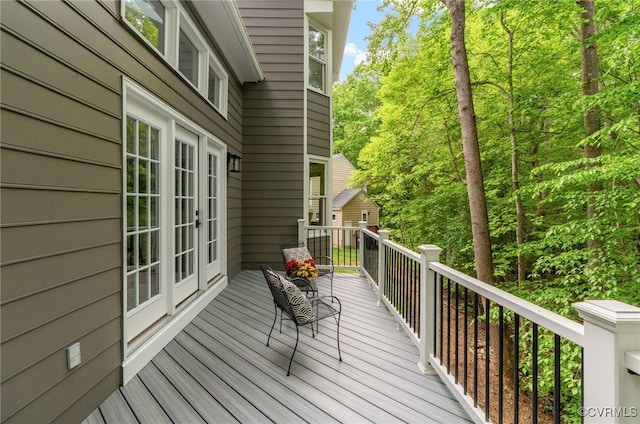 view of deck