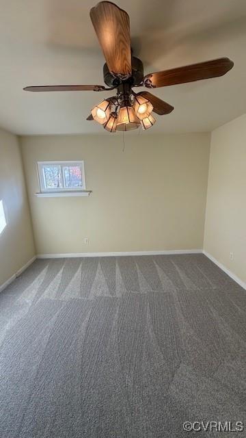 501 Faye St, Richmond, VA 23225 - carpeted spare room featuring a ceiling fan and baseboards