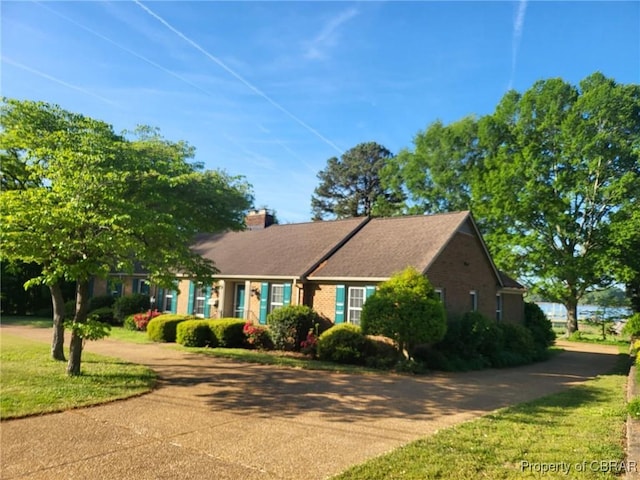 623 Haystack Landing Rd, Newport News, VA 23602 - view of front of property featuring a chimney and brick siding