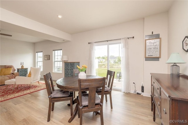 11513 Dunmore Mill Ter Unit 3-4, Chester, VA 23831 - dining area featuring recessed lighting, baseboards, and light wood finished floors