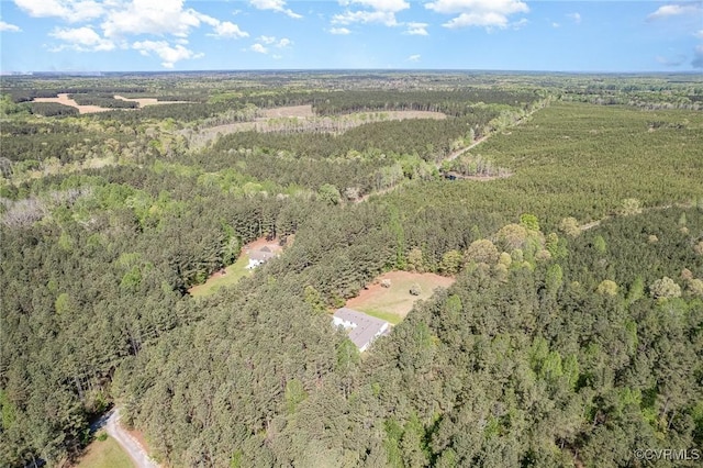 1223 Ullainee Rd, Essex, VA 22436 - view of property location with a heavily wooded area