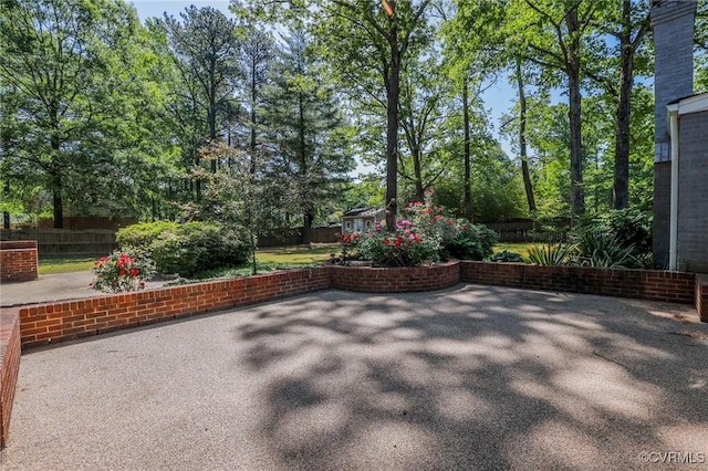 view of patio / terrace with fence