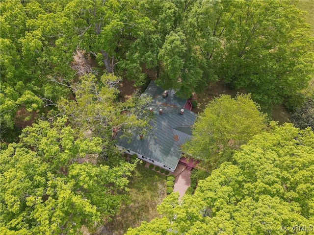 7704 Quail Hollow Rd, Mc Kenney, VA 23872 - aerial view with a wooded view