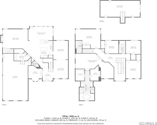 156 Hawk Nest Ct, Richmond, VA 23227 - floor plan / room layout