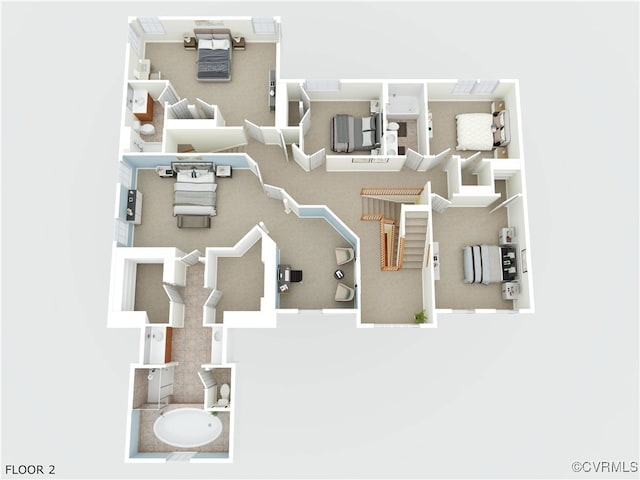 156 Hawk Nest Ct, Richmond, VA 23227 - view of room layout