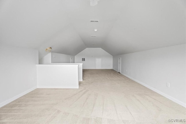 156 Hawk Nest Ct, Richmond, VA 23227 - bonus room featuring light colored carpet, vaulted ceiling, and baseboards