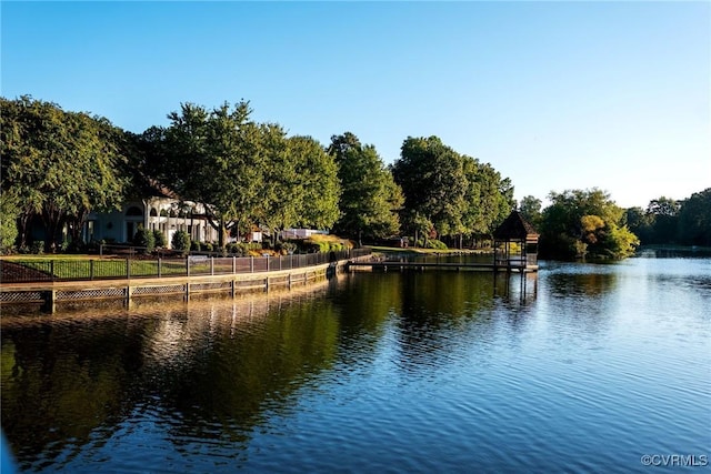 property view of water