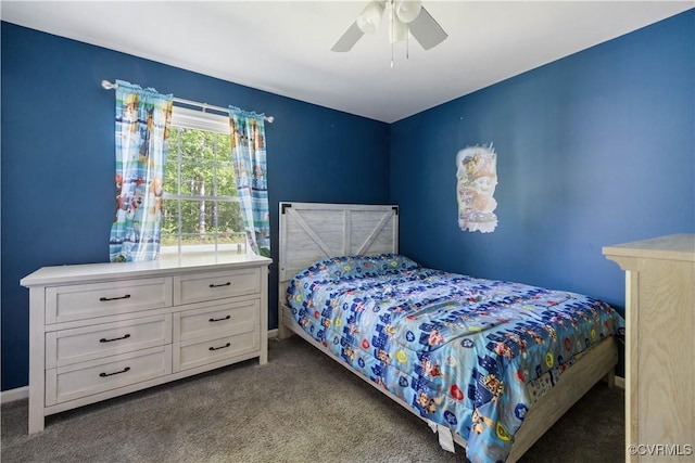 204 Pine St, Jarratt, VA 23867 - bedroom with carpet flooring and ceiling fan
