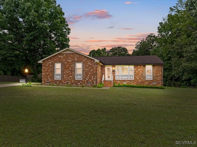10811 Shady Ln, Charles City, VA 23030 - view of front facade with brick siding and crawl space