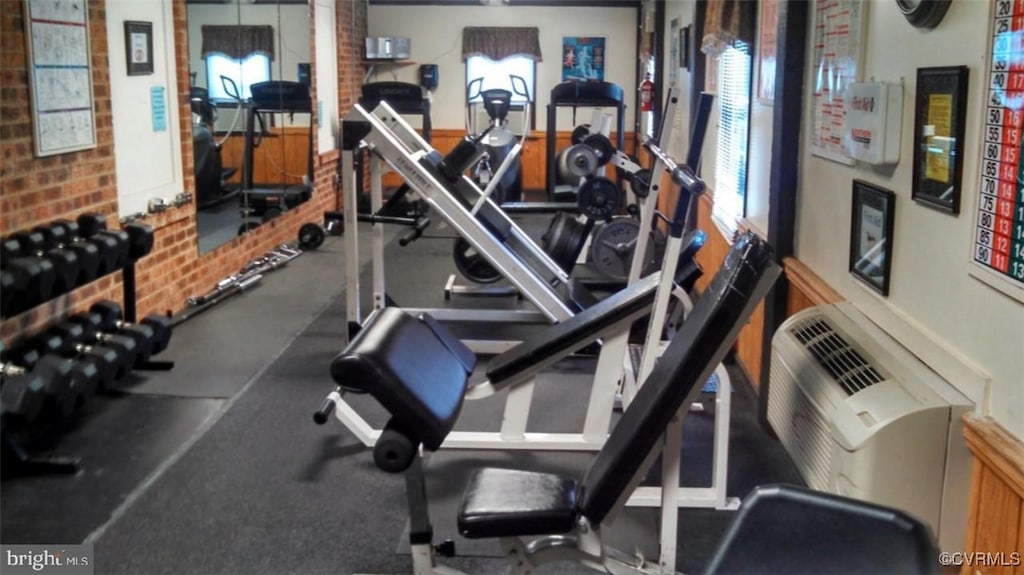view of exercise room
