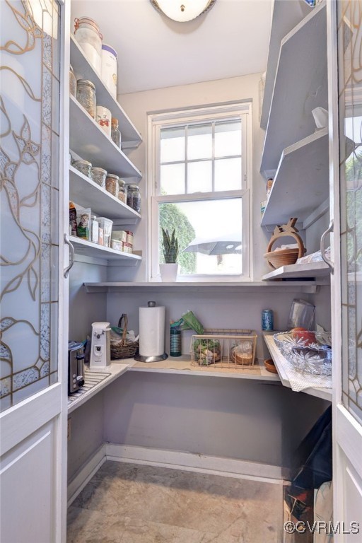 view of pantry