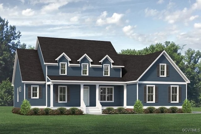 LOT41 E Vaidens Pond Rd, Lanexa, VA 23089 - view of front of home with a porch and a front yard