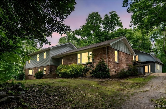 13101 Harrowgate Rd, Chester, VA 23831 - split level home featuring brick siding