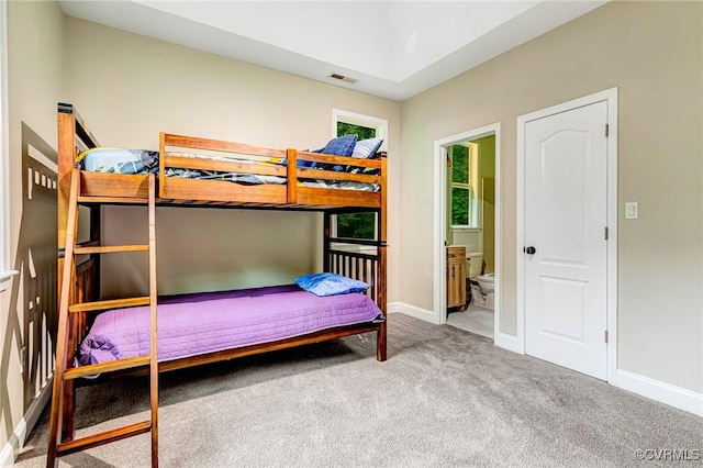 9073 Pine Hill Rd, Mechanicsville, VA 23116 - carpeted bedroom featuring baseboards and ensuite bathroom