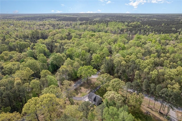 15131 Burruss Ln, Ruther Glen, VA 22546 - aerial overview of property's location with a heavily wooded area